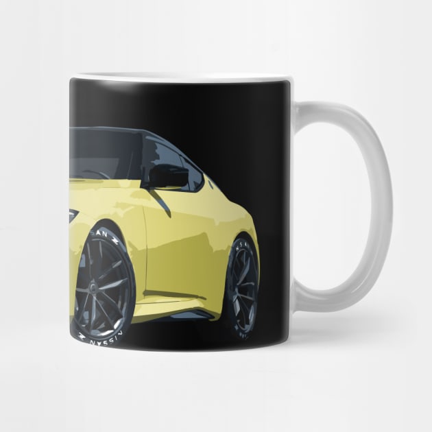 nissan z proto canary yellow by cowtown_cowboy